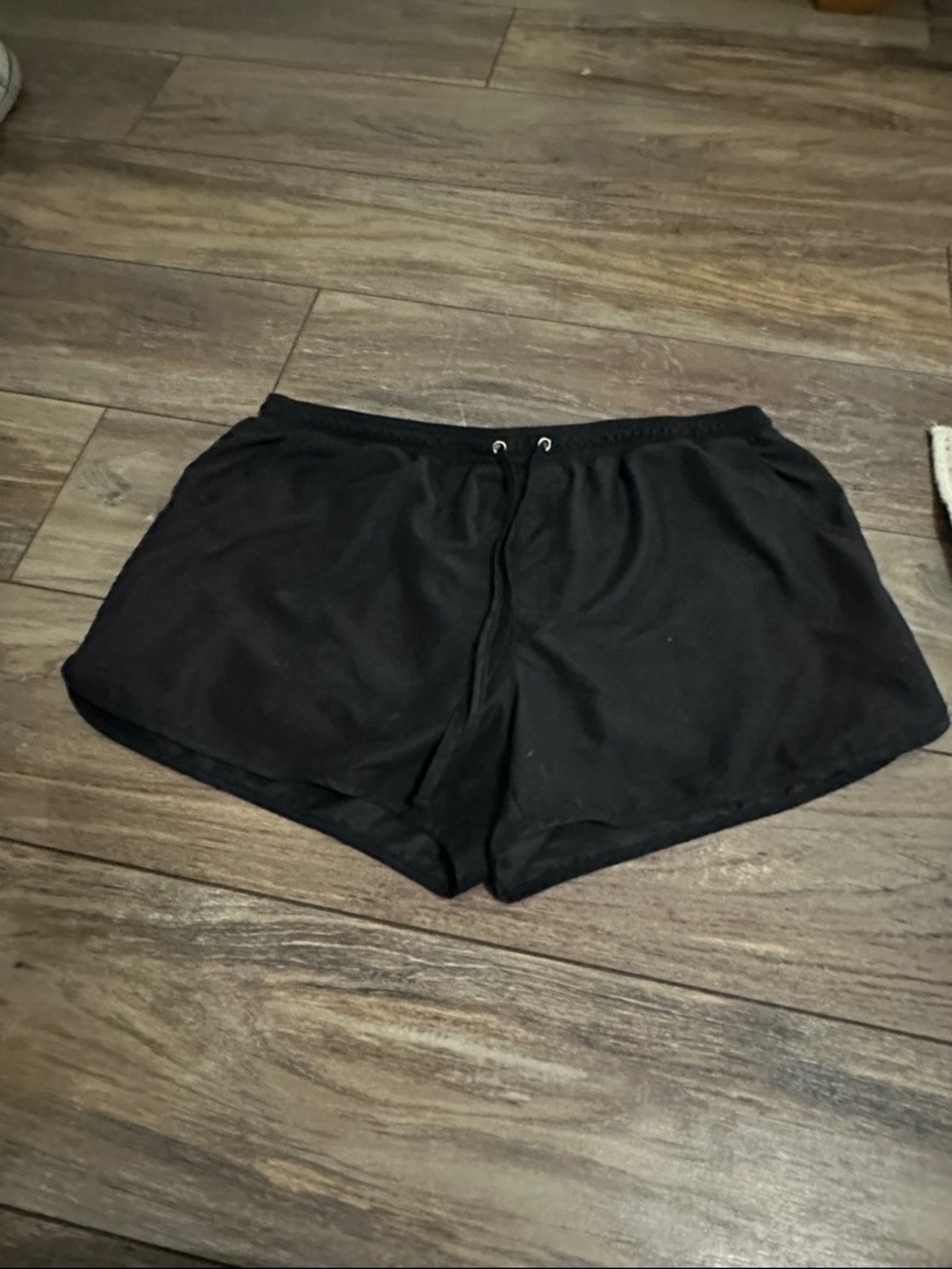 Kona Sol Black Athletic Drawstring Shorts